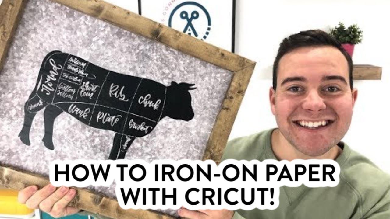 HOW TO IRONON PAPER WITH CRICUT! YouTube