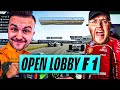 KOMPLETTE ESKALATION 😂 FORMEL 1 OPEN LOBBY mit ZARBEX, TISI & CUTTERLUKAS 🏎️