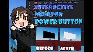 [PART I] Roblox Studio Tutorial: Interactive Monitor Power Button