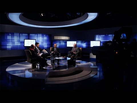 Backstage del debate entre Héctor Amodio Pérez y Federico Fasano