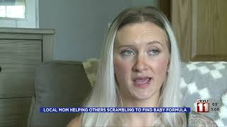News   Local mom helping others scrambling to find baby formula