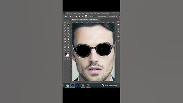 How to Change Glasses Color in Photoshop #shorts