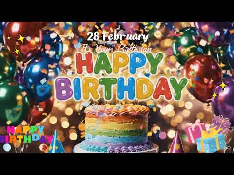 28 February| It's Your Birthday| Best Happy Birthday Song|@Edit_with_Varghese