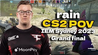 CS2 POV FaZe rain (32/27) vs Complexity (Ancient) @ IEM Sydney 2023 Grand final