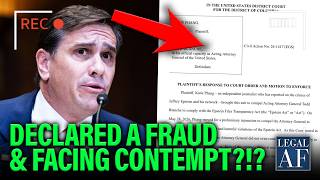 Blanche SWEATS as Federal Judge Finds He's a FRAUDSTER & Another Considers Holding Him in CONTEMPT!!