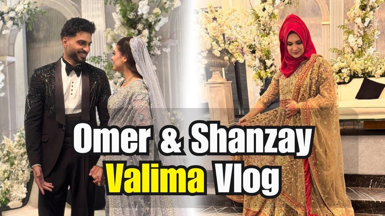Omer & Shanzay Valima |Wedding season |Valima |Reception day |Pakistani video 