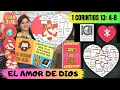 EL AMOR DE DIOS - 1 CORINTIOS 13 : 4-8 PARA NIÑOS - JUAN 3:16 ILUSTRADO - CRISTO ME AMA