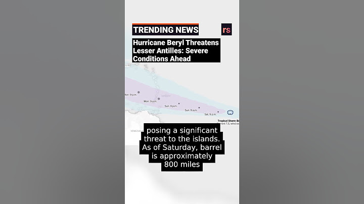 Hurricane Beryl Threatens Lesser Antilles: Severe Conditions Ahead