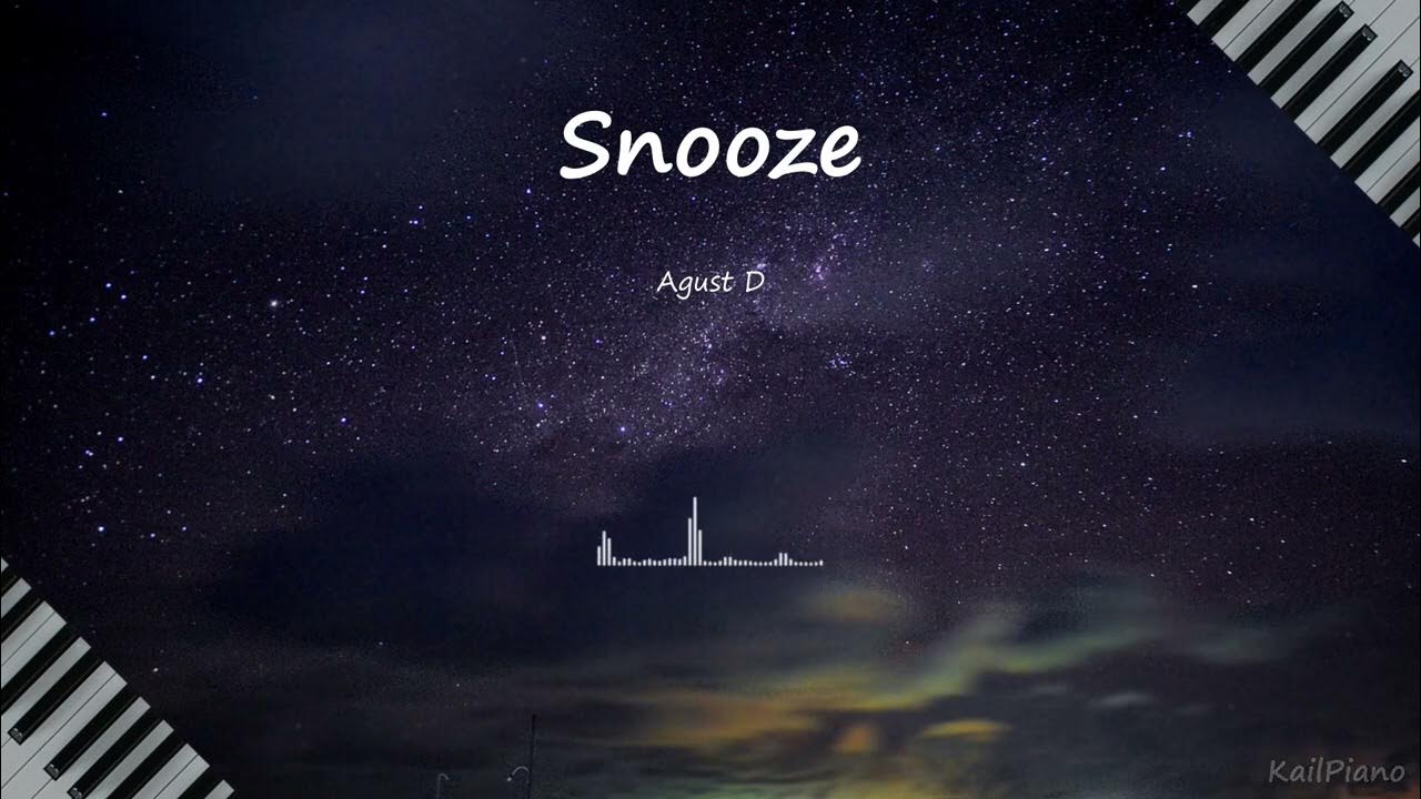 Agust D / Snooze(feat. Ryuichi Sakamoto, 김우성 of The Rose) / Piano Cover🎹 Agust D / Snooze(feat. Ryuichi Sakamoto, 김우성 of The Rose) / Piano Cover🎹