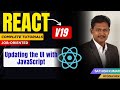 React – Updating the UI with JavaScript | Virtual DOM | Tamil Tutorial #maanavanupskills