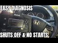 Honda Accord Stalls &amp; Crank No Start Diagnosis How to Cuts Off Shuts Turns Won&#39;t Stay On 2007 2012