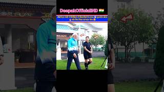 🇮🇳PM Modi played ⚽ football with players in Sikkim and then scored a brilliant goal #shorts