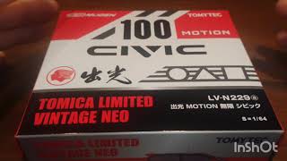 【トミカリミテッドヴィンテージ】出光MOTION無限シビック  TOMICA  CIVIC