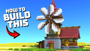 How to Build a Windmill | Minecraft Tutorial