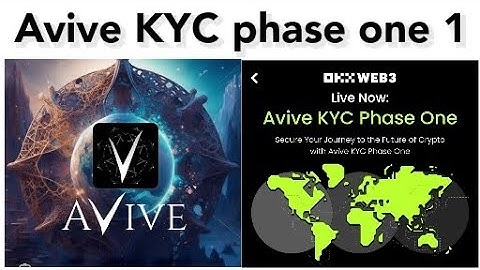 Yadda Ake yin Avive KYC phase one 1|Avive kyc phase one update