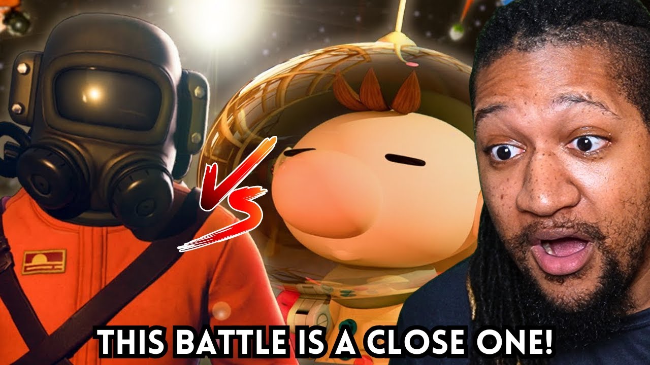 Freshy Kanal - Pikmin vs Lethal Company (Rap Battle) | Reaction!