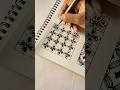 Simple Drawings Grid Patterns #art #zentanglelegend #drawing #satisfying #shorts