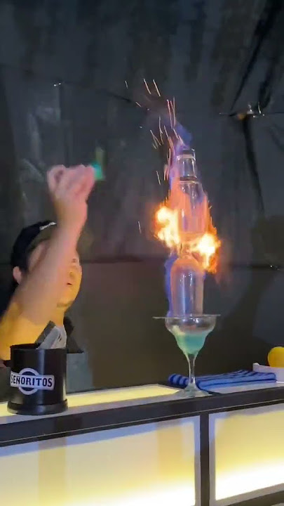 Flaming Lamborghini Drink|Jamela Viola #cocktail #flaminglamborghinidrink
