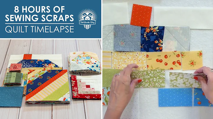 SCRAP SEWING MARATHON  Sewing 3 Scrap Quilt Blocks...