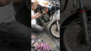 Rajdoot first start after 17 years #modified #rajdoot175 #rajdoot350 #rajdoot #restoration  #yamaha