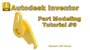 Autodesk Inventor Part Modeling Tutorial #6