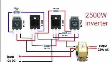 25w inverter circuit diagram 💯 #invertercircuit #circuitbasics