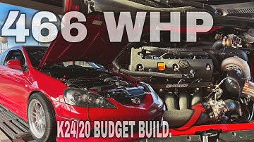 K24/20 turbo rsx hits the dyno!!