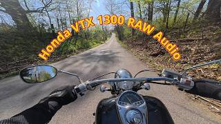 Honda VTX Raw Exhaust Ride - Chill Ride to Dari-ette in Indiana