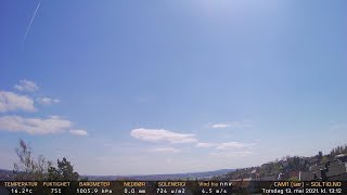 Timelapse Cam 1 - 13. mai 2021