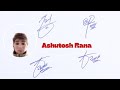 Ashutosh rana name signature stylename signature with arooj