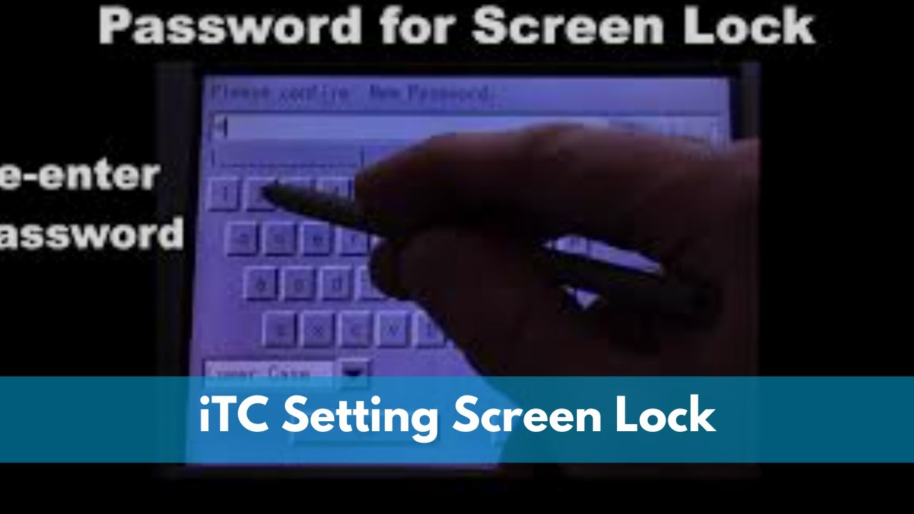 iTC Setting Screen Lock - YouTube