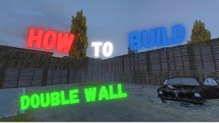DayZ 1.15 How to build a double wall!