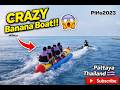 Beautiful Jomtien Beach Pattaya 🌴 Thailand Sea View 🇹🇭 #Banana Boat #pattaya #thailand