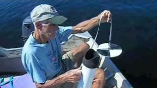 Highland Lake - Measuring Secchi Depth