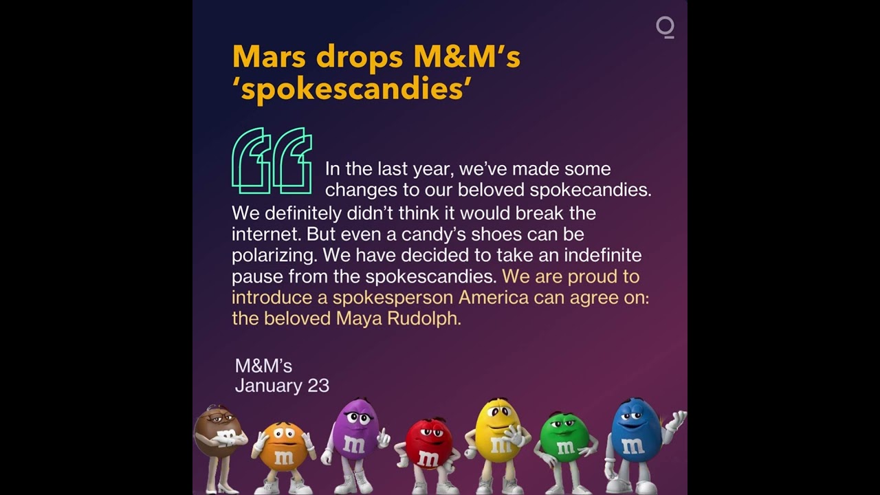 M&M'S says it's taking a 'pause' from polarizing spokescandies