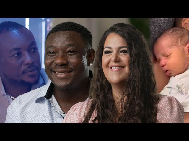 90 Day Fiancé's Emily and Kobe on Their New Baby Atem and Her BEEF With Kobe's Friends (Exclusive) class=