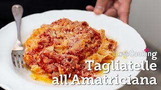 Tagliatelle all'Amatriciana with Giuseppe Crupi Italian Pasta Masterclass With Giuseppe Crupi