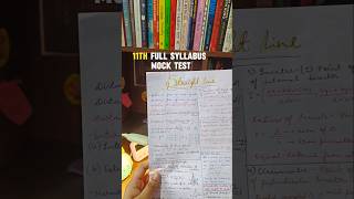 11th full syllabus✨🎀mock test| prep | indian study vlog | #fypシ゚viral #minivlog #studyvlog