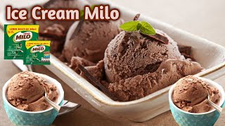 Resep ES KRIM MILO Mudah Dan Enak - Cara Membuat Es Krim Milo