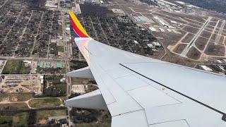 4K Southwest Airlines Boeing 737 MAX 8 N8793Q Cloudy Afternoon Houston Takeoff