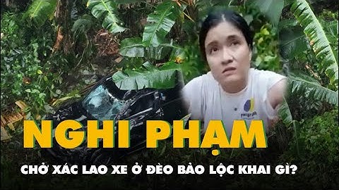 Giết người rồi chở xác lao xe ở đèo Bảo Lộc: Nữ nghi phạm khai gì?