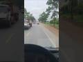 Driver is Driving on 4A Street from Transport Dry Port to Seaport in Kampong Soam