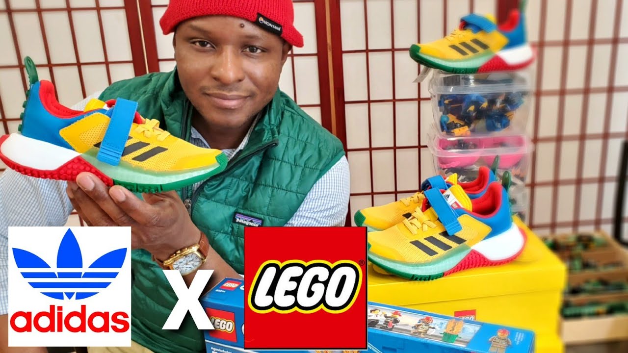 sapatos sport adidas x lego