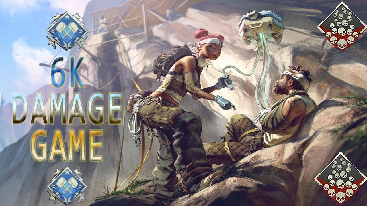 6K DAMAGE GAME LETTSS GOOOO (Apex Legends PS4)
