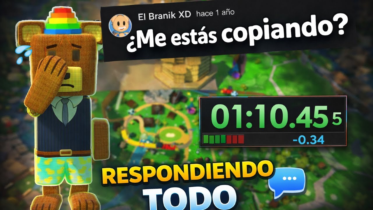 Intenté un WORLD RECORD en Super Bear Adventure… mientras respondía preguntas ⏱️🔥