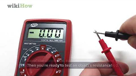 How to Use an Ohmmeter