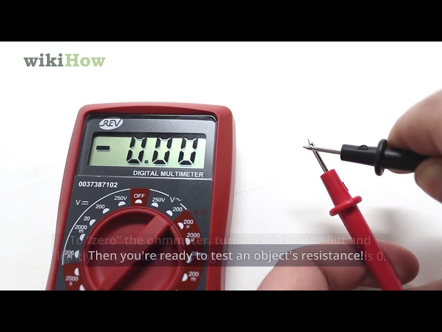 How to Use an Ohmmeter 