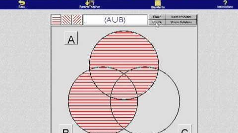 Sets - union, intersection, and complements