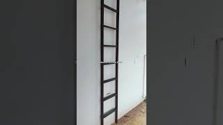 simple stair idea for open terrace. #stairs #sliding #simple #2026 #hanging  stair#sliding #welding