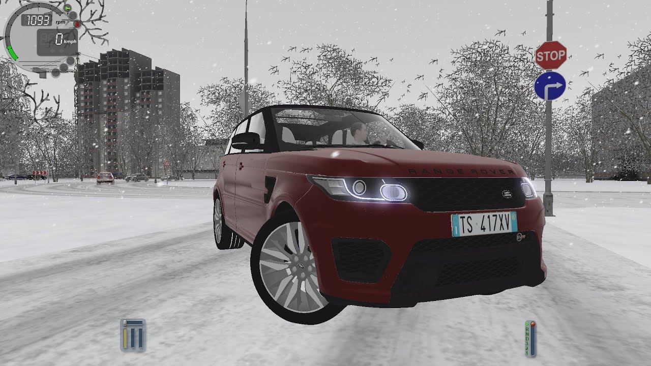 City Car Driving 1.5.1 Range Rover Sport SVR SNOW [G27] - YouTube